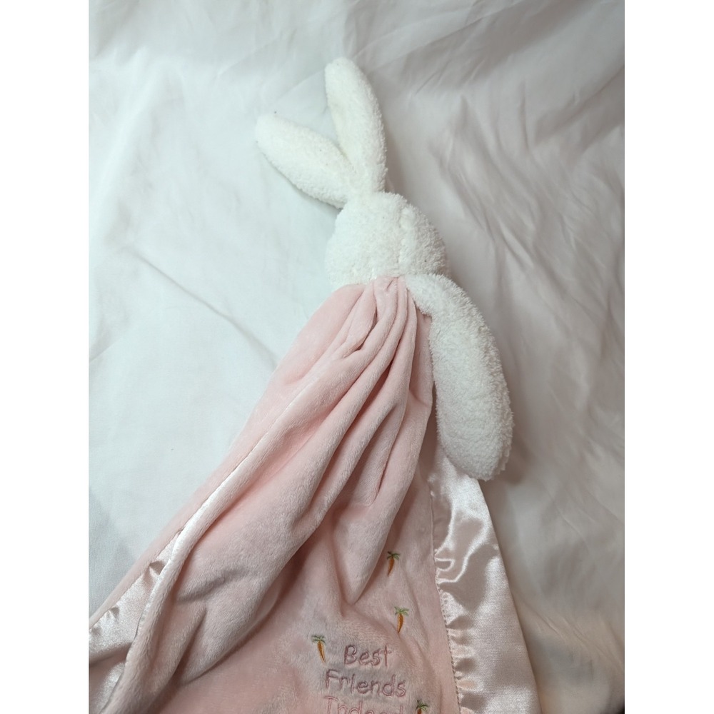Bunnies by the Bay Pink Security Blanket Lovey Best Friends Indeed - Picture 5 of 5